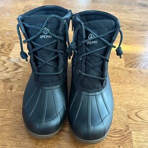 Sperry Syren Gulf Duck Boot in Black Size 7